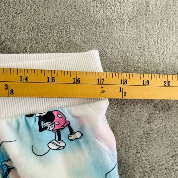 Disney Mickey Mouse Sleep Jogger Pajama Pants Lounge‎ Womems L Allover Print - Picture 6 of 9